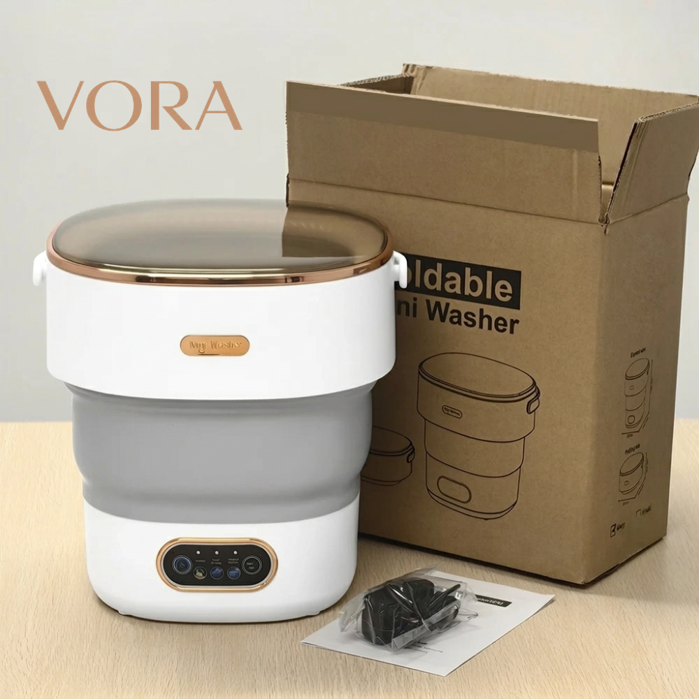 Vora Opvouwbare Camping Wasmachine 15L – Draagbare Mini Wasmachine voor Camping & Camper